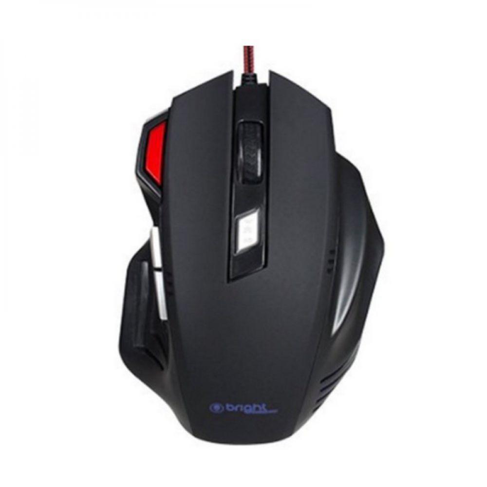 Mouse Usb Gamer Pro 2400Dpi Bright Mause Para Youtuber - 4