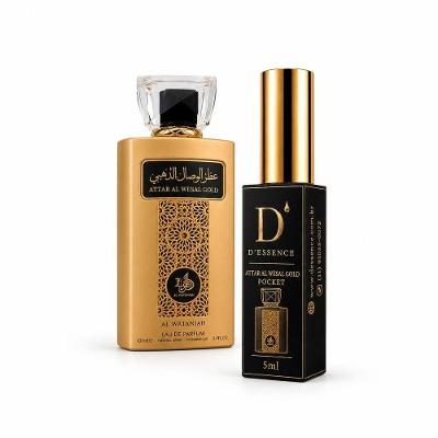 Perfume Attar Al Wesal Gold Eau de Parfum Unissex Aromático 5ML Al Wataniah