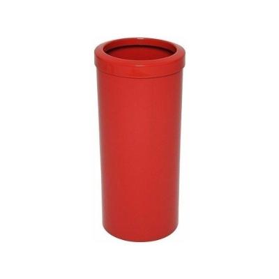 Lixeira Plástica 22L com Aro CB39A Abertura Manual Vermelho JSN