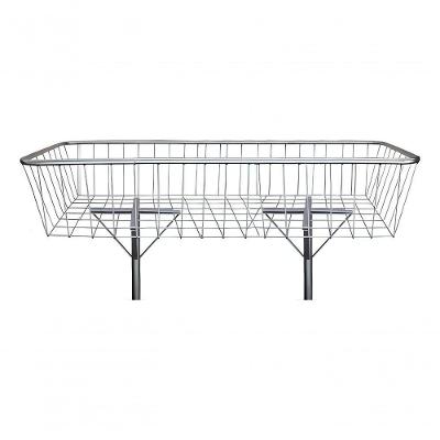 Lixeira de Rua 600 Litros 2,0m Capacidade 600L Aço Carbono Cinza Higipack