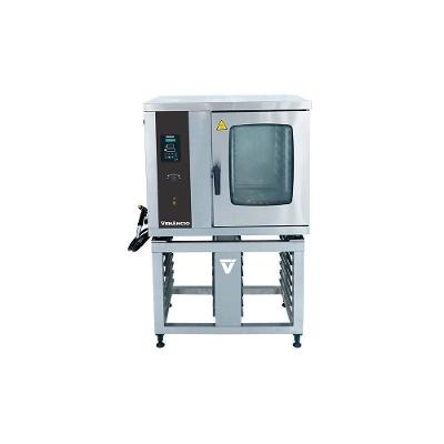 Forno Combinado a Gás Venâncio Gás GLP FCDB7G Aço Inox 7 GNS Cinza com Cavalete 220V
