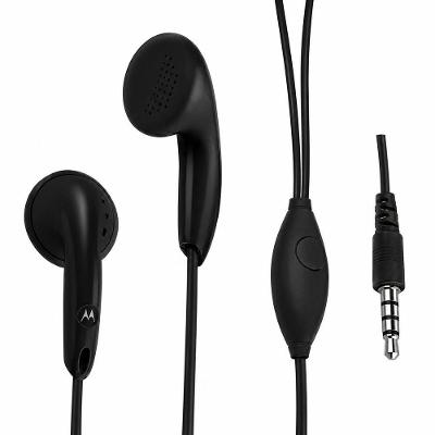 Fone de Ouvido Motorola In-ear SJYN1181B com Áudio Estéreo Conexão P2 3,5 mm Preto