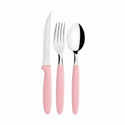 Faqueiro New Caprese 12 Peças Aço Inox Polido para Mesa Posta Fratelli Rosa