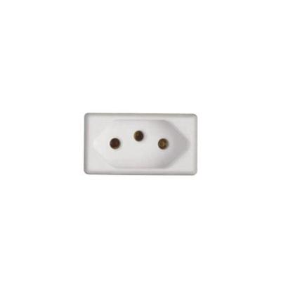 Módulo Tomada 2p+t Tramontina 20A 250V com Bivolt e Design Funcional Branco
