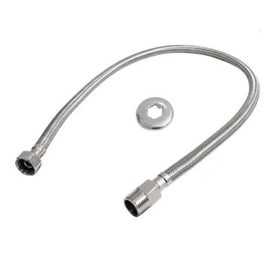 Engate Flexível Inox Macho Fêmea 1-2 X 060CM Liga de Cobre Blukit