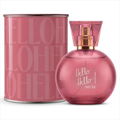 Desodorante Colônia Hello Muse Fragrância Floral Amadeirada 100ML Rosa Ciclo Cosméticos