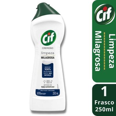 Creme de Limpeza Cif Cremoso Saponáceo Original para Gordura Pesada 250ML CIF