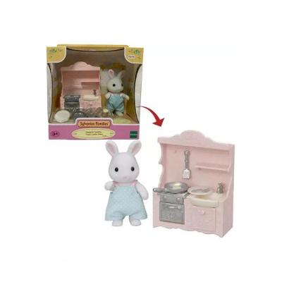 Cozinha Infantil com Acessórios e Boneco 5678 Rosa Pastel Epoch