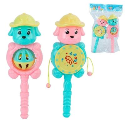 Chocalho Bebe Divertido Estimula Sentidos Kit 2 Cachorrinhos Ark Toys