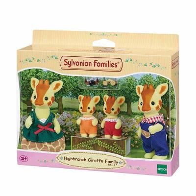 Coleção de Figuras Syalvanian Families Família das Girafas com Acessórios 5639 Epoch