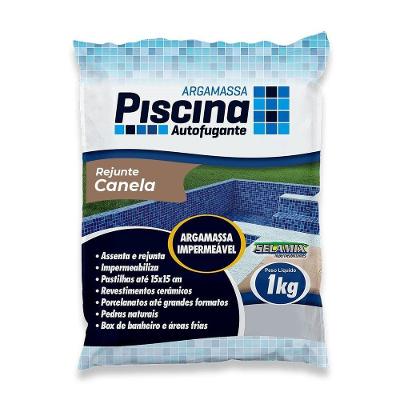 Rejunte Piscina Impermeável Alta Aderência Resistente Inodoro Café Selamix 1KG