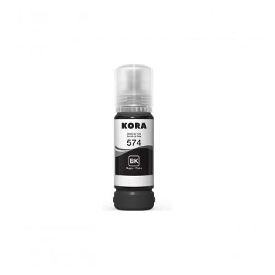 Refil para Impressora Jato Epson T574 Bulk Ink Original Preto Fotografico Kora 70ML