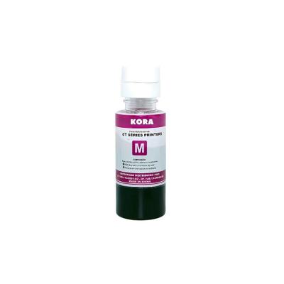 Refil de Tinta Bulk Ink Hp Gt Serie Compatível com GT52 Magenta Kora 70ML