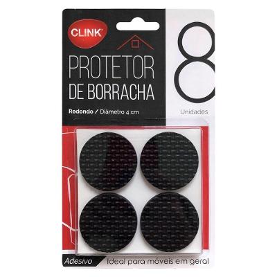 Protetor de Borracha para Móveis e Portas e Janelas Red 4cm X 4cm Protege e Evita Riscos no Chão