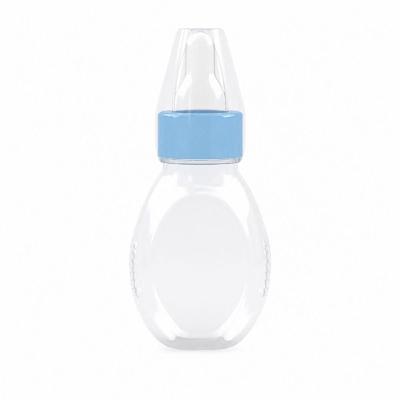 Mamadeira Bebê 60ML Infantil com Bico de Silicone Macio Livre de BPA Azul Chuquinha