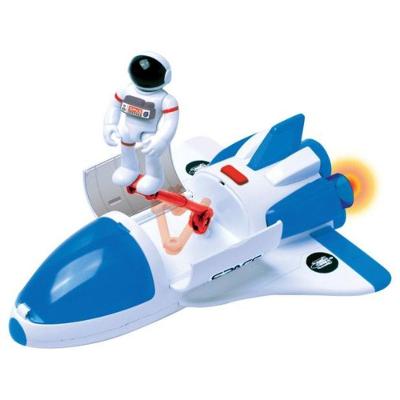 Ônibus Espacial F00248 com Luzes e Sons de Decolagem Branco com 1 Astronauta