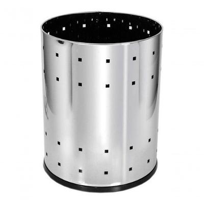 Lixeira Telada 13L Aço Inox Abertura por Pressão Inox Higipack
