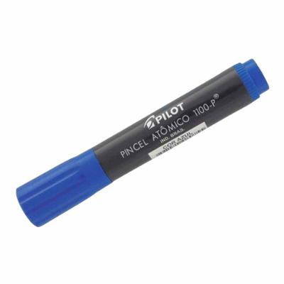 Pincel Atômico Pilot 1100 Tinta Permanente à Base de Álcool 2.0 mm 4.5 mm e 8.0 mm Recarregável Azul