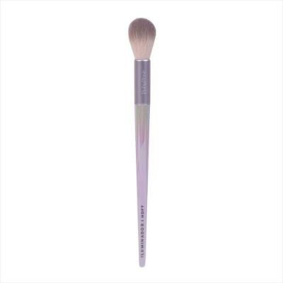 Pincel de Maquiagem HBHOF7 com Cerdas Macias e Design Holográfico Cabo Ergonômico Ruby Rose