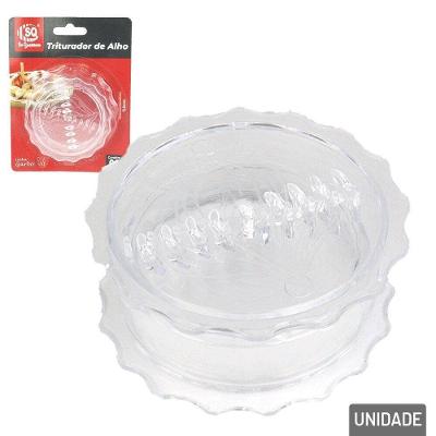 Triturador de Alho SQ Manual Plástico Desmontável para Cozinha Branco