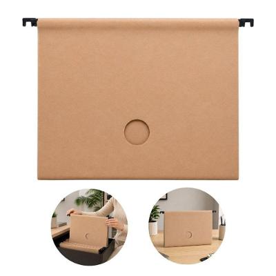 Pasta Suspensa Dello Kit 50 Kraft com Haste Plástica para Arquivo Café