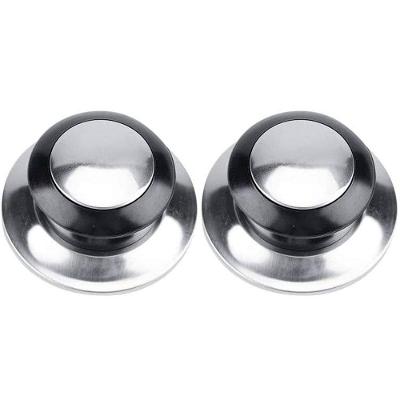 Pegador para Tampa de Panela 2 Peças em Metal Resistente para Cozinha Prático Ke Home