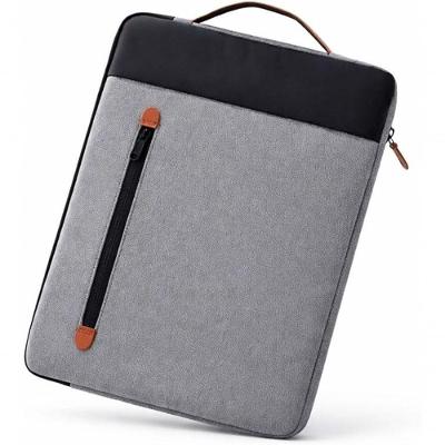 Pasta Maleta Capa Bolsa Case para Notebook 13" e 14" com Proteção Superior Cinza e Alça Resistente
