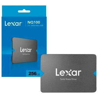 SSD Lexar NQ100 256GB com Leitura Até 550 MB-s e SATA III 6Gb-s - LNQ100X256G-RNNNG