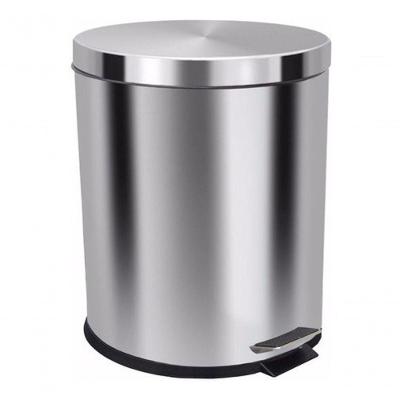 Lixeira com Pedal 30L Aço Inox Abertura por Pedal Cesto Interno Removível JSN