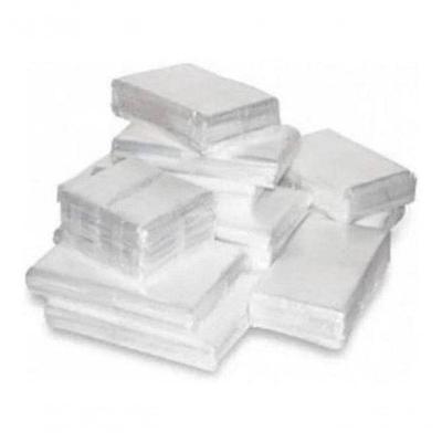Saco Plástico 70x100 Esp.0,10 Transparente Polietileno Cristal para Armazenamento 1kg Higipack