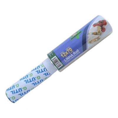 Rolo de Papel Filme de PVC G-Útil Proteção em PVC para Alimentos e Objetos Transparente Guarufilme