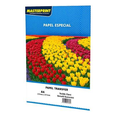 Papel Filme Adesivo Vinil A4 150G 10 Folhas Transparente para Impressao e Etiquetas