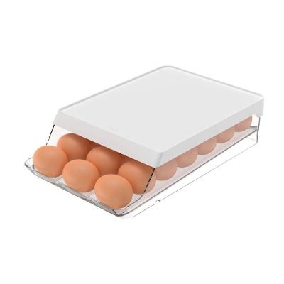 Organizador de Geladeira Clear Fresh Dispenser Rolante PS Transparente Sistema Automático 21L