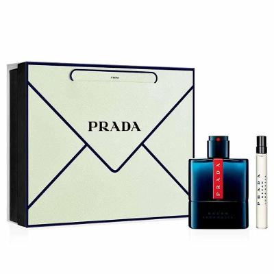 Kit Perfume Prada Luna Rossa Ocean Masculino Eau de Toilette 100ML + 10ML