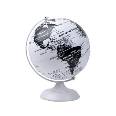 Objeto Decorativo PI7970Y Globo Giratório Preto e Branco Imaginarium