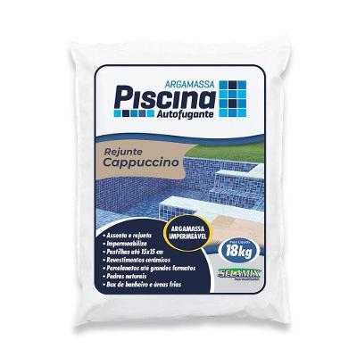 Rejunte Piscina Impermeável Alta Aderência Resistente Cappuccino Selamix 18kg Inodoro