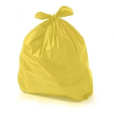 Saco para Lixo Saco Amarelo para Lixo 60L Plástico Coleta Seletiva Amarelo