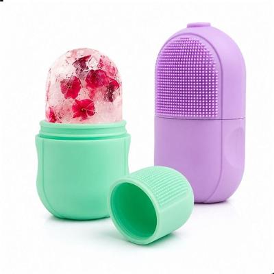 Rolo de Gelo em Silicone Ice Roller Skincare Anti Inchaço Reduz Olheiras Fecha Poros Bivolt