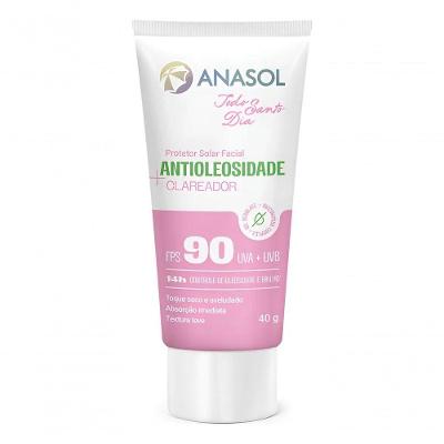 Protetor Solar Facial Todo Santo Dia Antioleosidade Clareador 40G Anasol