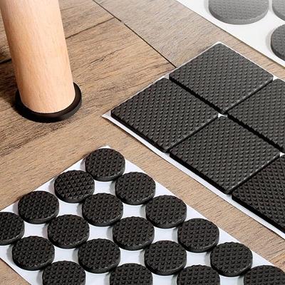 Protetor de Móveis Quadrado Borracha Antiarranhão para Portas e Janelas Clink 2,5CM