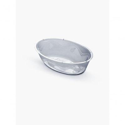 Pote Oval Plastilania com 150 Unidades 330ML Multiuso para Armazenamento Transparente 150UN