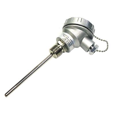 Sensor de Temperatura Quali PT100 3 Fios Inox Rosca 1-2 BSP 0-300°C Bivolt 6x200mm