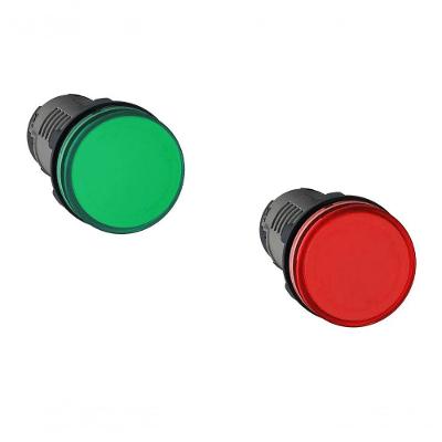 Botão Sinalizador Schneider Electric XA2EVFD3LC LED 110VDC Verde