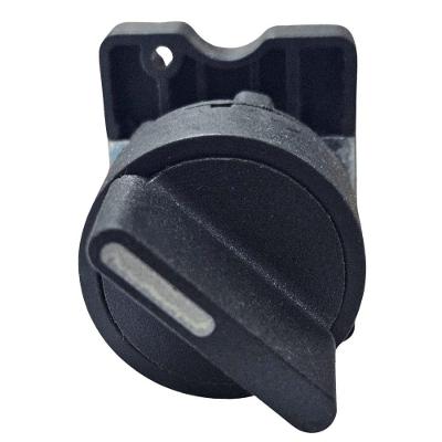 Botão Comutador Ace Schmersal SLMB8D2 Max Botton sem Trava 22,5MM Bivolt Preto