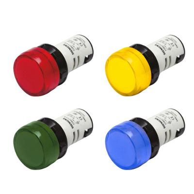 Botão Sinaleiro Monobloco Siemens 3SB6 Luz Piloto 125VAC-DC Bivolt Azul
