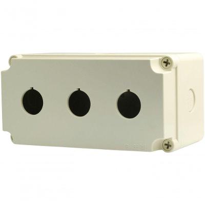 Botoeira Plástica Siemens 3SB7812-0AA10-0BA0 2 Botões IP65 Bivolt Cinza