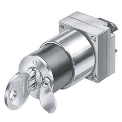 Botão Frontal Siemens 3sb3500-4pd01 para Painel de Controle 3 Posições Bivolt Inox