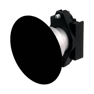 Botão de Pressão Siemens 3sb6030-1bc10-0ya0 Cogumelo Redondo Momentâneo com Suporte Bivolt Preto