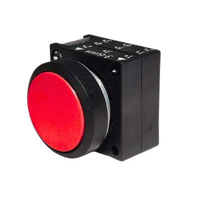 Botão Frontal Siemens 3SB3000-0AA21 para Atuador de Pressão 22MM Bivolt Vermelho
