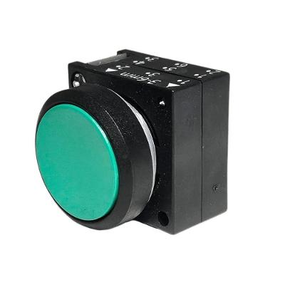 Botão Frontal Siemens 3SB3000-0AA41 com Suporte 22MM Bivolt Verde